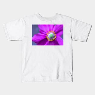 Close-up of a purple anemone Kids T-Shirt